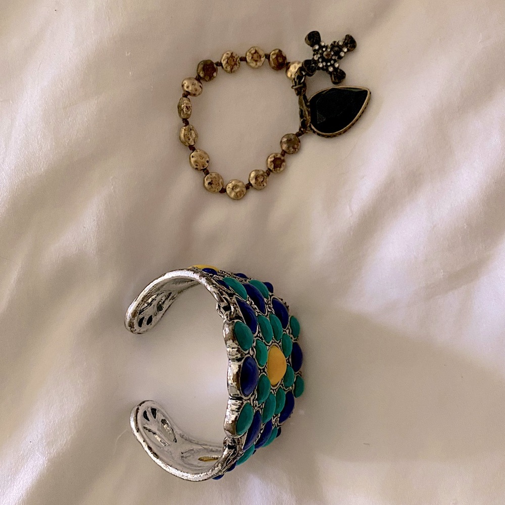 Lucky Brand bracelet bundle. Both gorgeous statement pieces!
